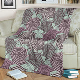 Spider Web Cobweb Design Color Pattern Premium Blanket