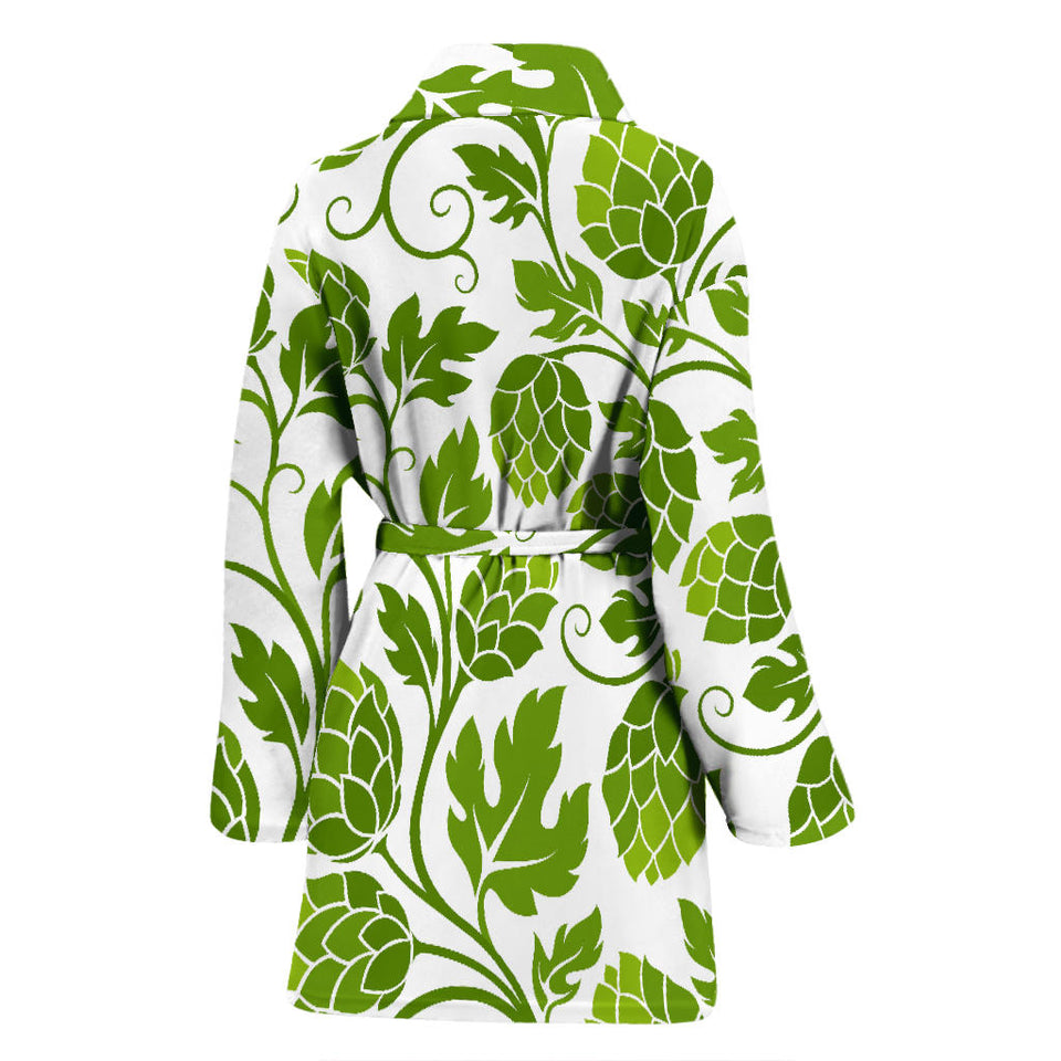 Hop Design Pattern Women'S Bathrobe