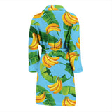 Banana Leaves Banana Design Pattern Men'S Bathrobe