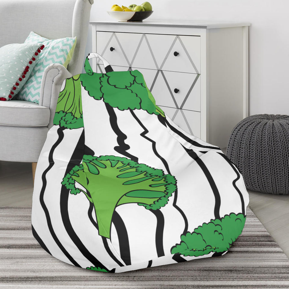 Cool Broccoli Pattern Bean Bag Cover