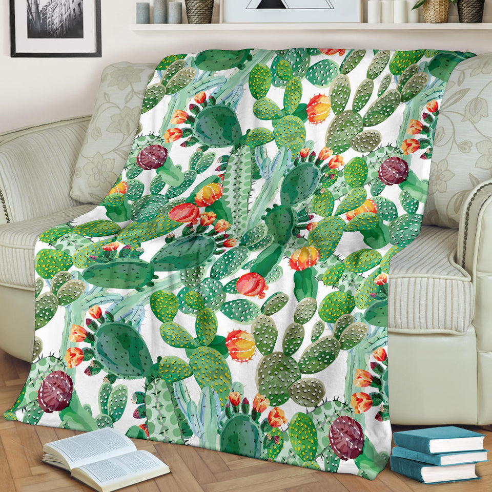 Cactus Design Pattern  Premium Blanket