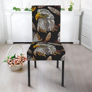 Eagle Pattern Print Design 05 Dining Chair Slipcover