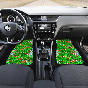 Clown Fish Pattern Print Design 01 Front Car Mats
