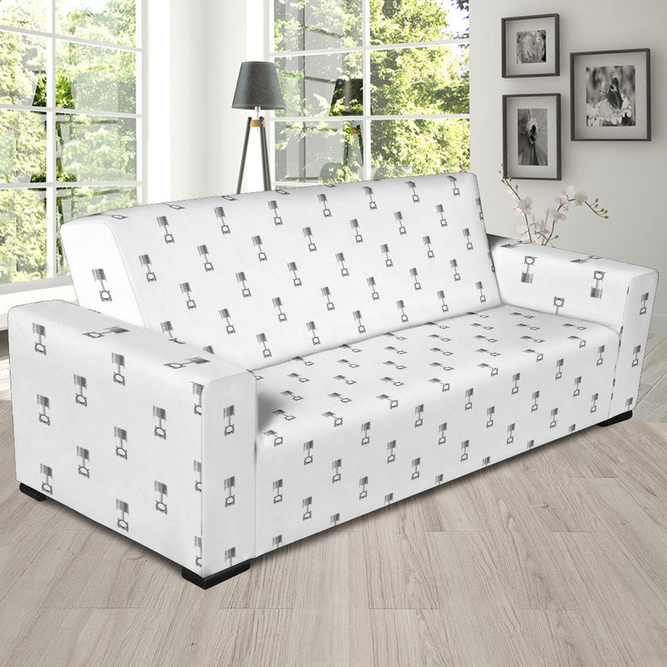 Engine Piston Background Pattern Print Design 01 Sofa Slipcover