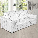 Engine Piston Background Pattern Print Design 01 Sofa Slipcover