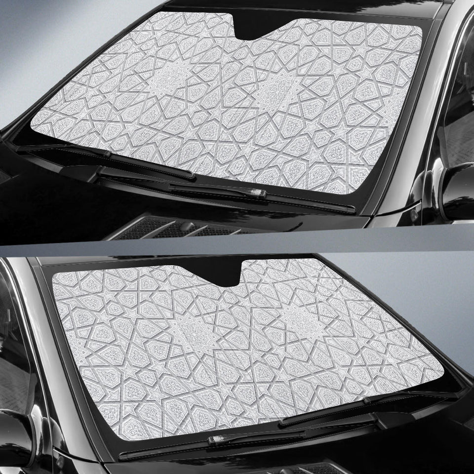 Arabic Star Pattern Car Sun Shade