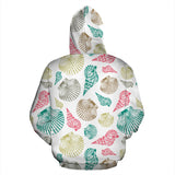 Colorful Shell Pattern Men Women Pullover Hoodie