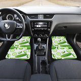 Cucumber Whole Slices Pattern Front Car Mats