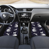 Chihuahua Space Helmet Astronaut Pattern Front And Back Car Mats