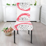 Hand Drawn Dragon Fruit Dining Chair Slipcover