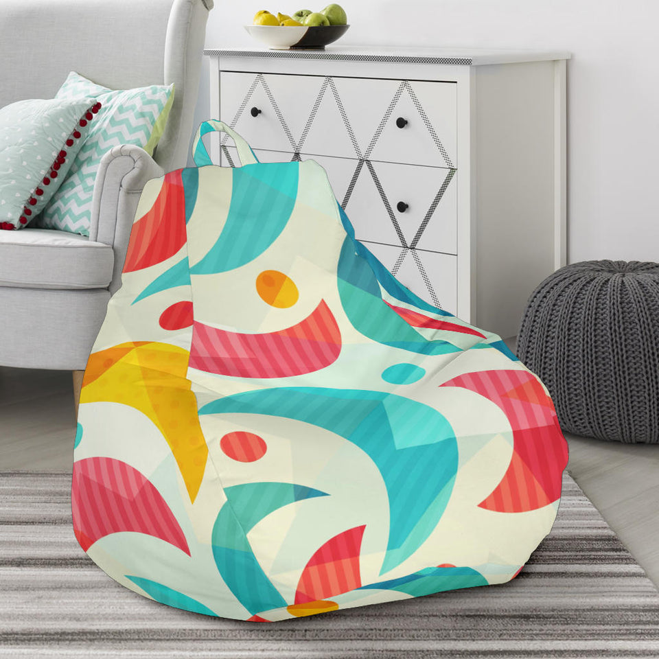 Colorful Moon Pattern Bean Bag Cover