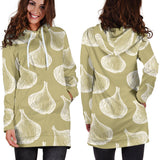 Garlic Design Pattern Women'S Hoodie Dress