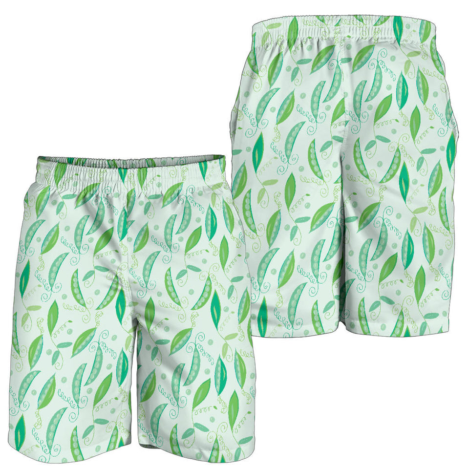 Green Peas Pattern Print Design 01 Men Shorts