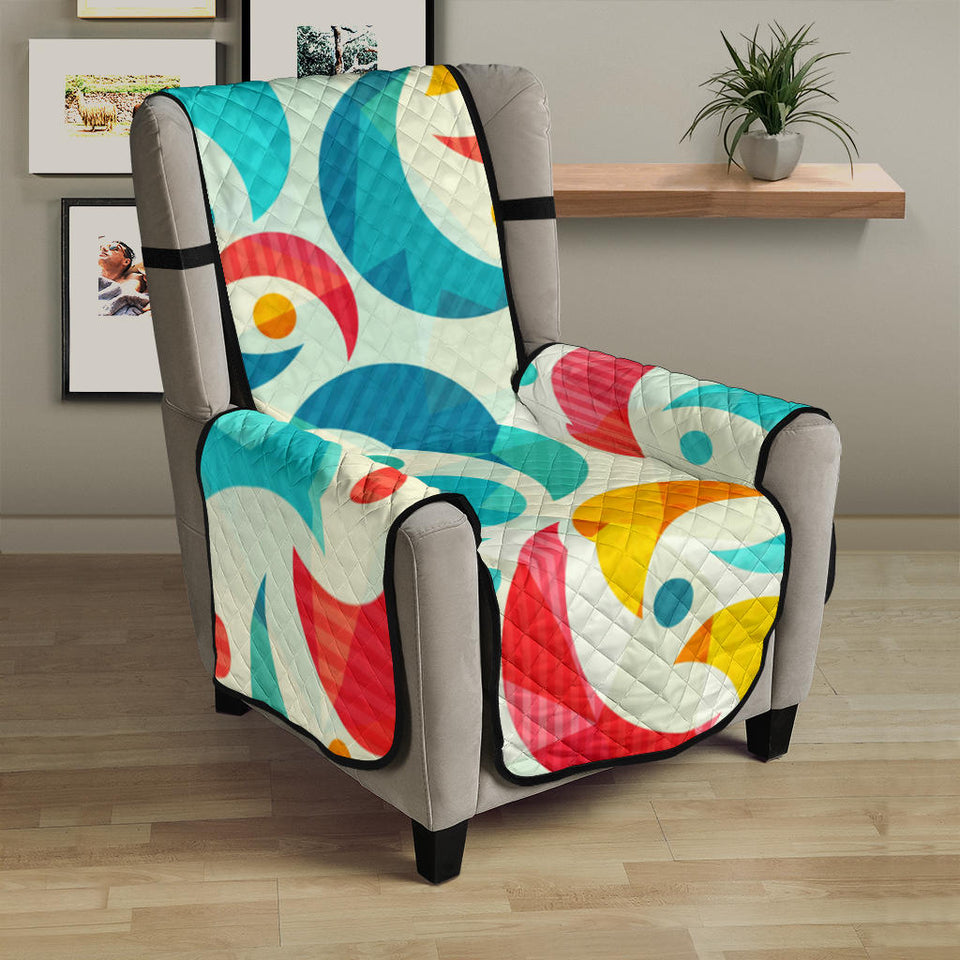 Colorful moon pattern Chair Cover Protector