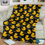 Duck Toy Pattern Print Design 05 Premium Blanket