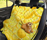 Lemon Pattern Dog Car Seat Covers