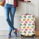 Color Cute Owl Pattern Luggage Covers