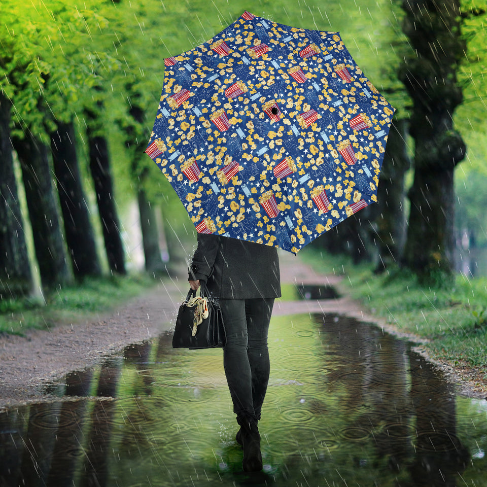 Popcorn Pattern Print Design 01 Umbrella