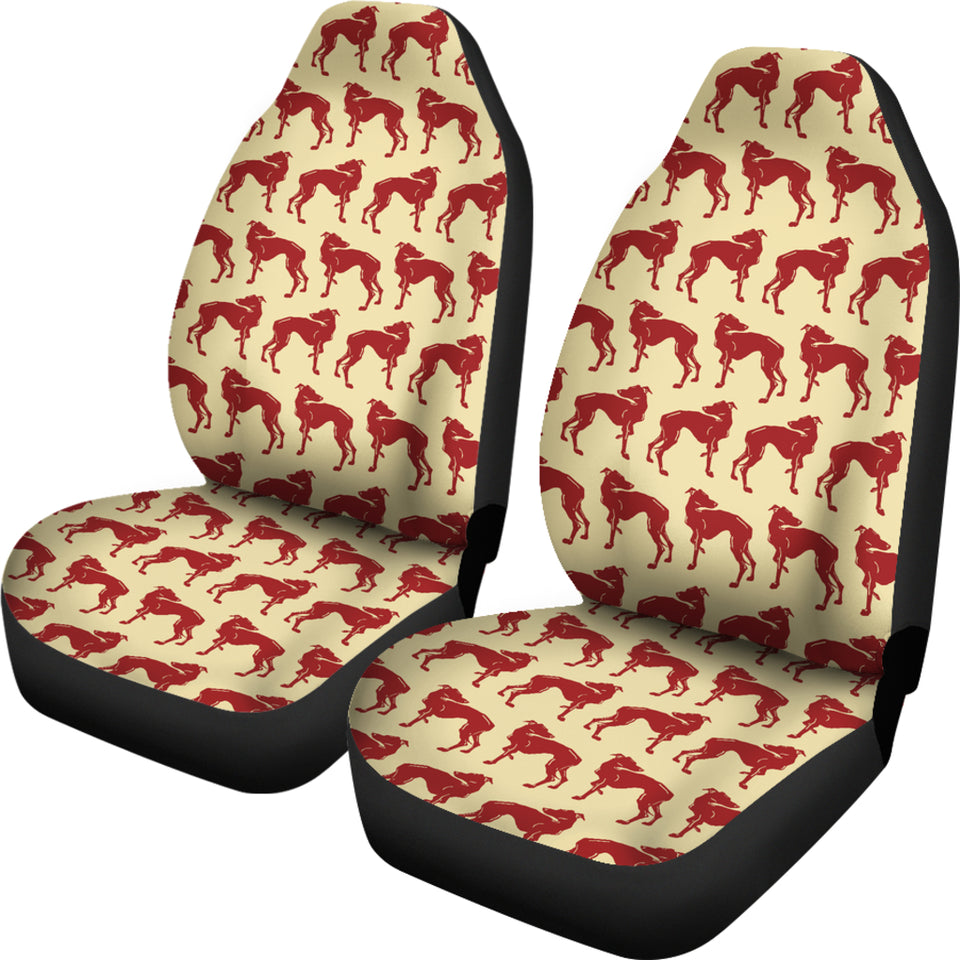 Greyhound Pattern Print Design 04 Universal Fit Car Seat Covers