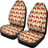 Greyhound Pattern Print Design 04 Universal Fit Car Seat Covers