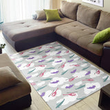 Helicopter Plane Pattern Area Rug