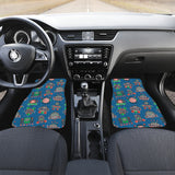 Darts Pattern Print Design 02 Front Car Mats