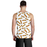 French fries potato pattern Men Tank Top