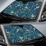 Butterfly Leaves Pattern Car Sun Shade