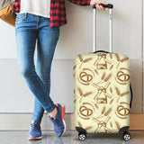 Windmill Wheat Pattern Cabin Suitcases Luggages