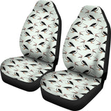 Pelican Pattern Print Design 02 Universal Fit Car Seat Covers