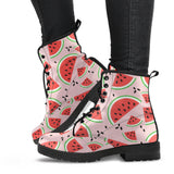 Watermelon Pattern Leather Boots