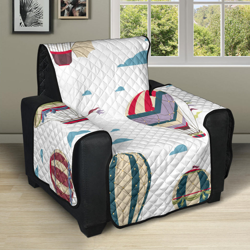 Hot air balloon pattern Recliner Cover Protector
