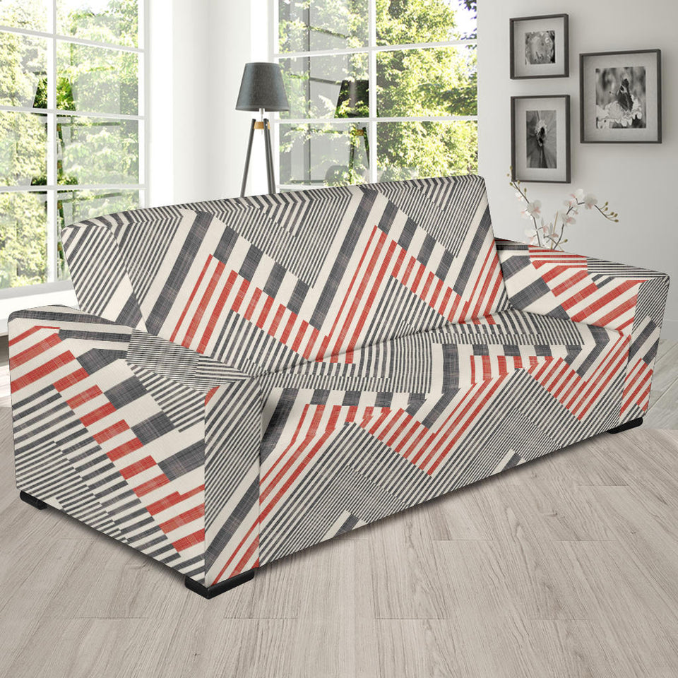 Zigzag Chevron Striped Pattern Sofa Slipcover
