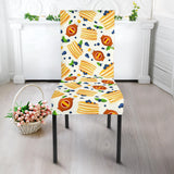 Pancake Pattern Print Design 02 Dining Chair Slipcover