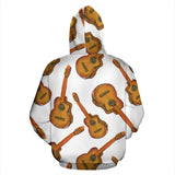 Paint Guitar Pattern Men Women Pullover Hoodie