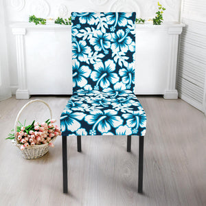 Hibiscus Pattern Print Design 04 Dining Chair Slipcover