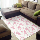 Hand Drawn Ice Cream Pattern Area Rug