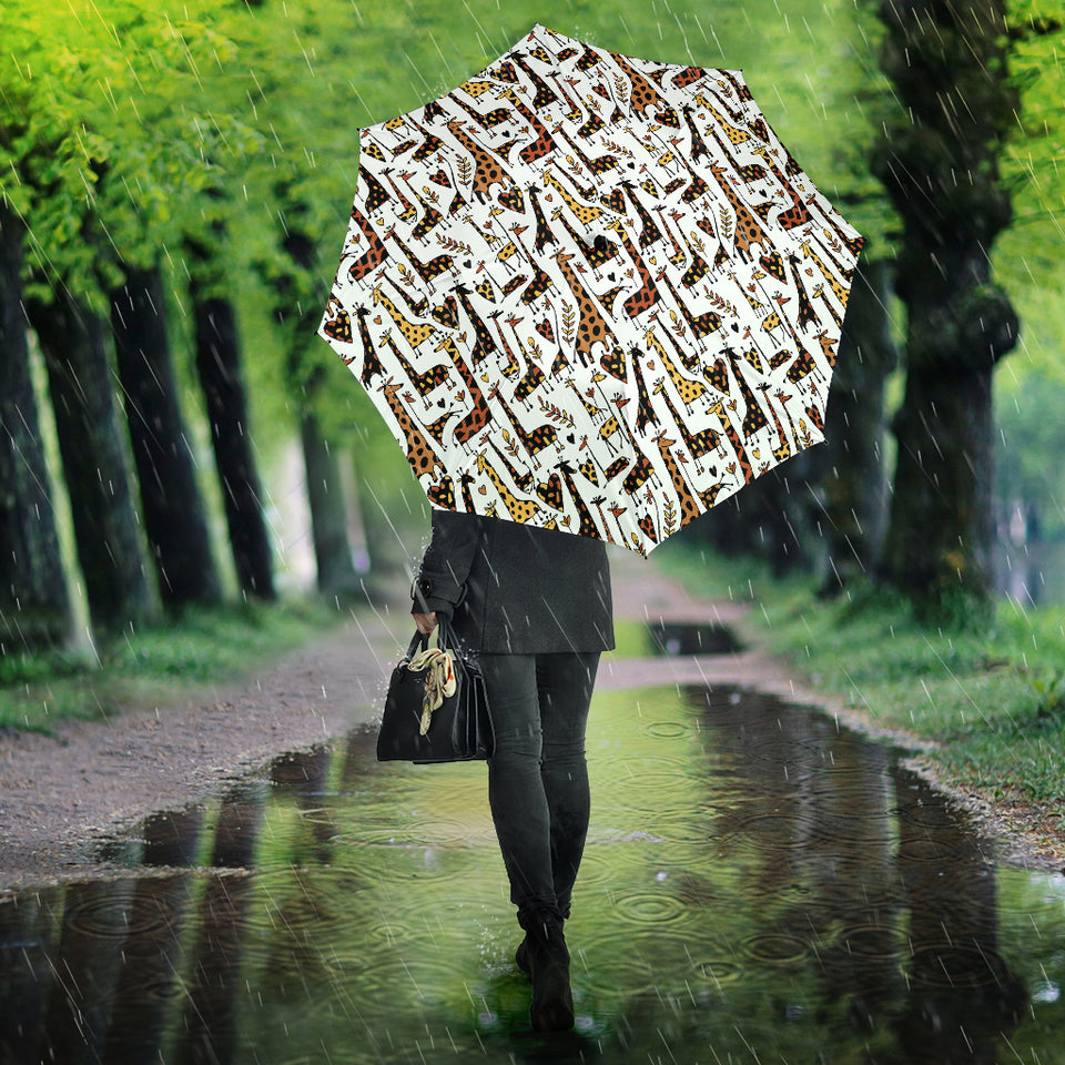 Giraffe Pattern Print Design 05 Umbrella