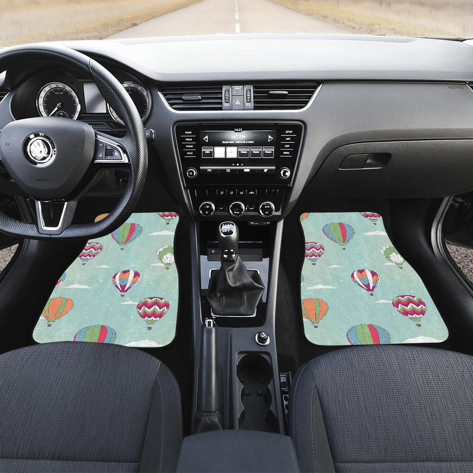 Hot Air Balloon Design Pattern Front And Back Car Mats