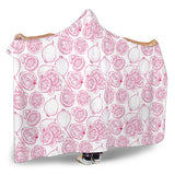 Sketch Guava Pattern Hooded Blanket