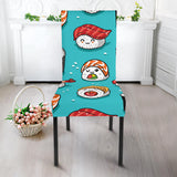 Cute Sushi Pattern Dining Chair Slipcover