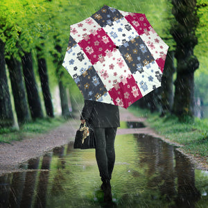 Teddy Bear Pattern Print Design 03 Umbrella