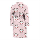 Cute Goat Pattern Men'S Bathrobe