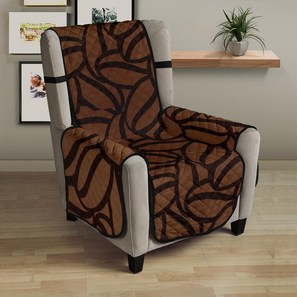 coffee bean pattern Chair Cover Protector