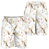 Beautiful Japanese Cranes Pattern Men Shorts