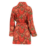 Red Tomato Pattern Women'S Bathrobe