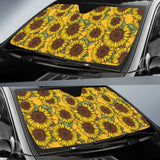 Sunflower Pattern Car Sun Shade