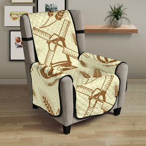 Windmill Wheat pattern Chair Cover Protector