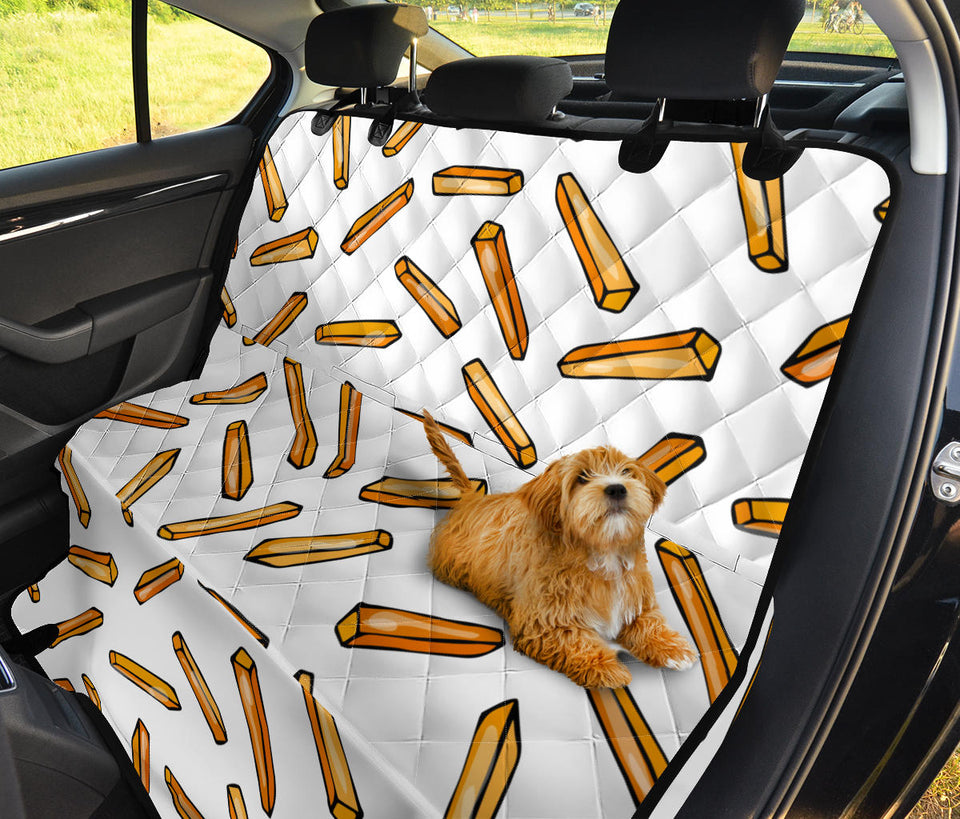French Fries Potato Pattern Dog Car Seat Covers