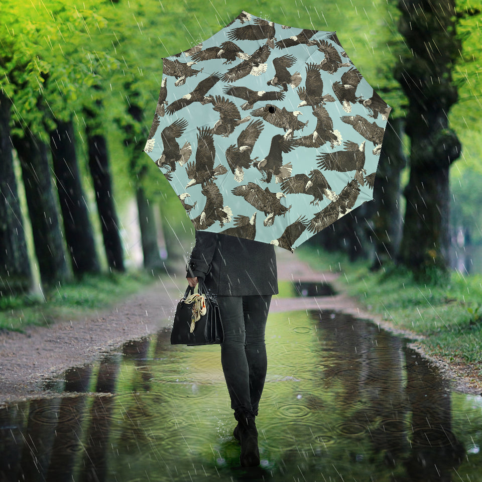 Eagle Pattern Print Design 01 Umbrella